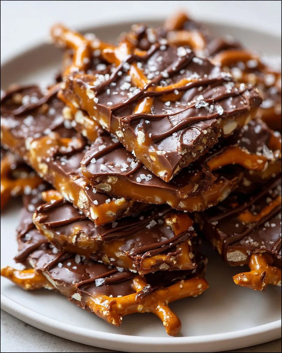 Das beste Rezept für gesalzene Karamell-Brezel-Schokolade