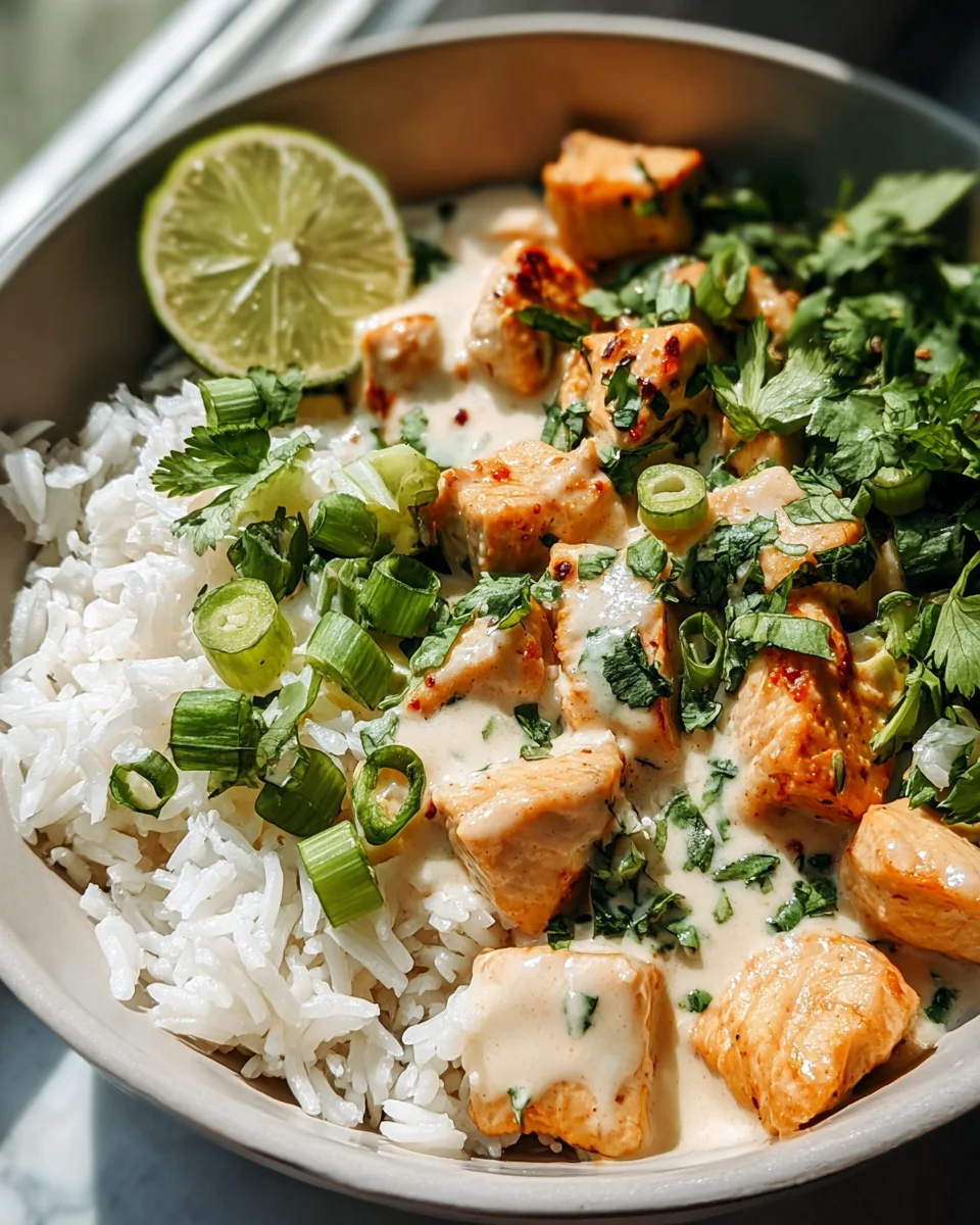 Coconut Chicken Rice Bowl: Exotischer Genuss leicht gemacht!