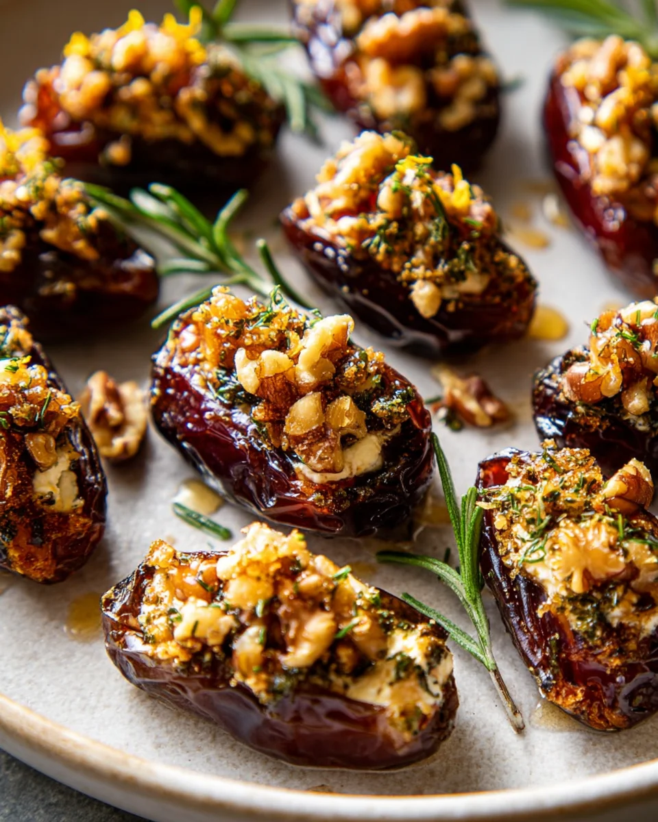 Roasted Stuffed Dates