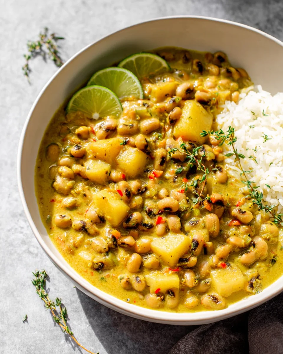 Jamaican Black Eyed Pea Curry