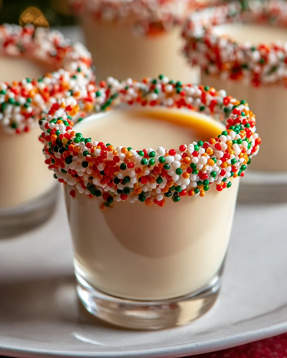 Christmas Sugar Cookie Shots