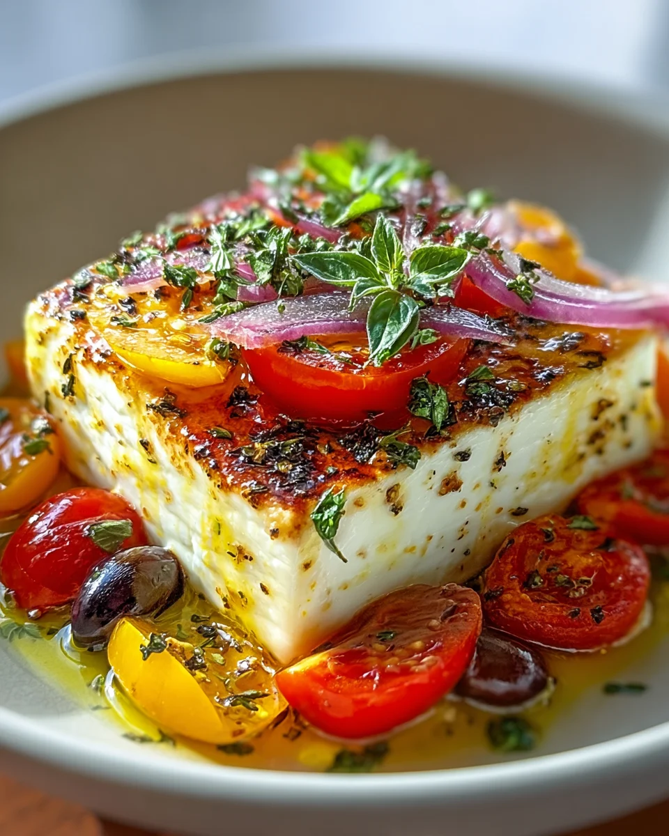 Gebackener Schafskäse nach griechischer Art