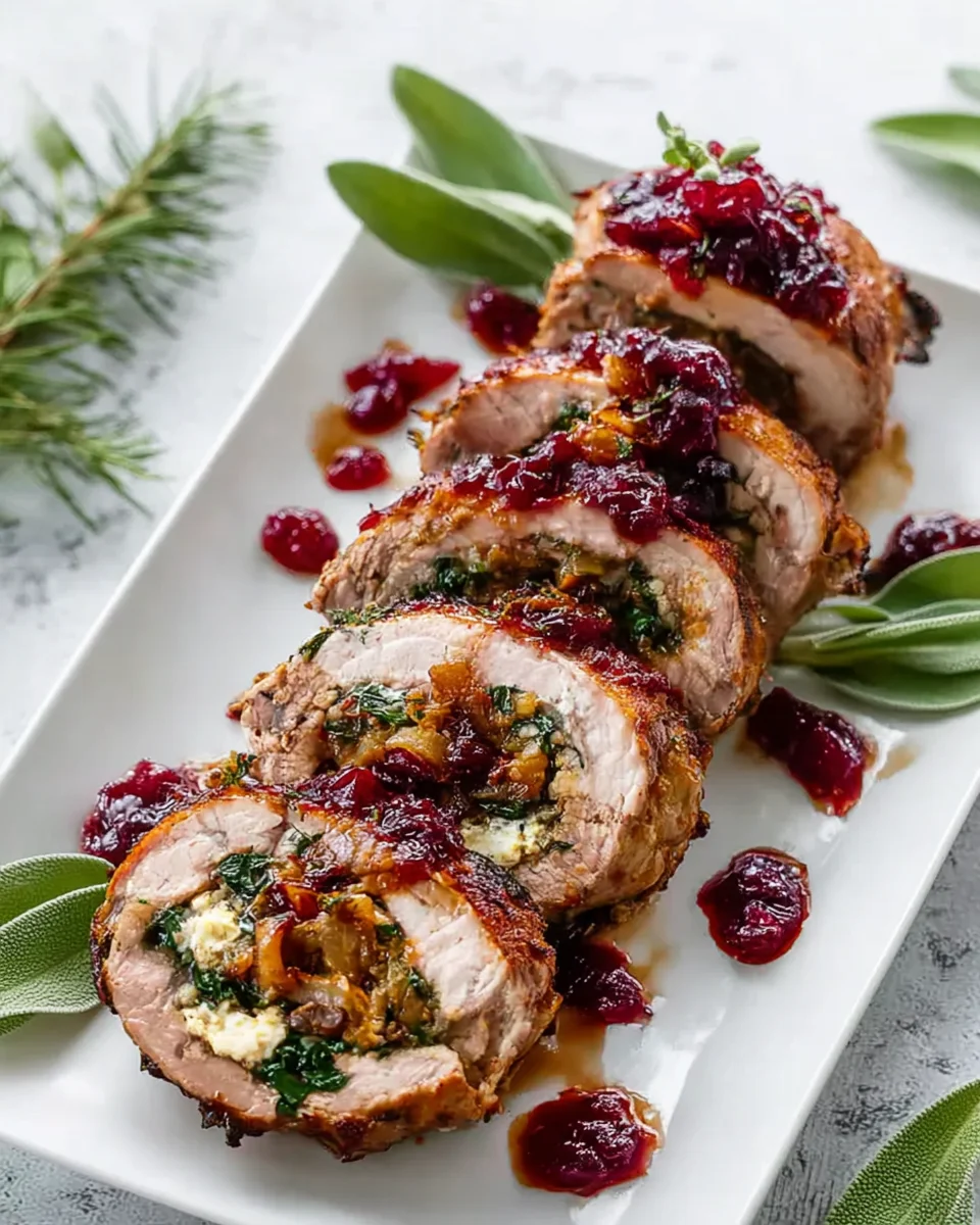 Best Christmas Stuffed Beef Tenderloin
