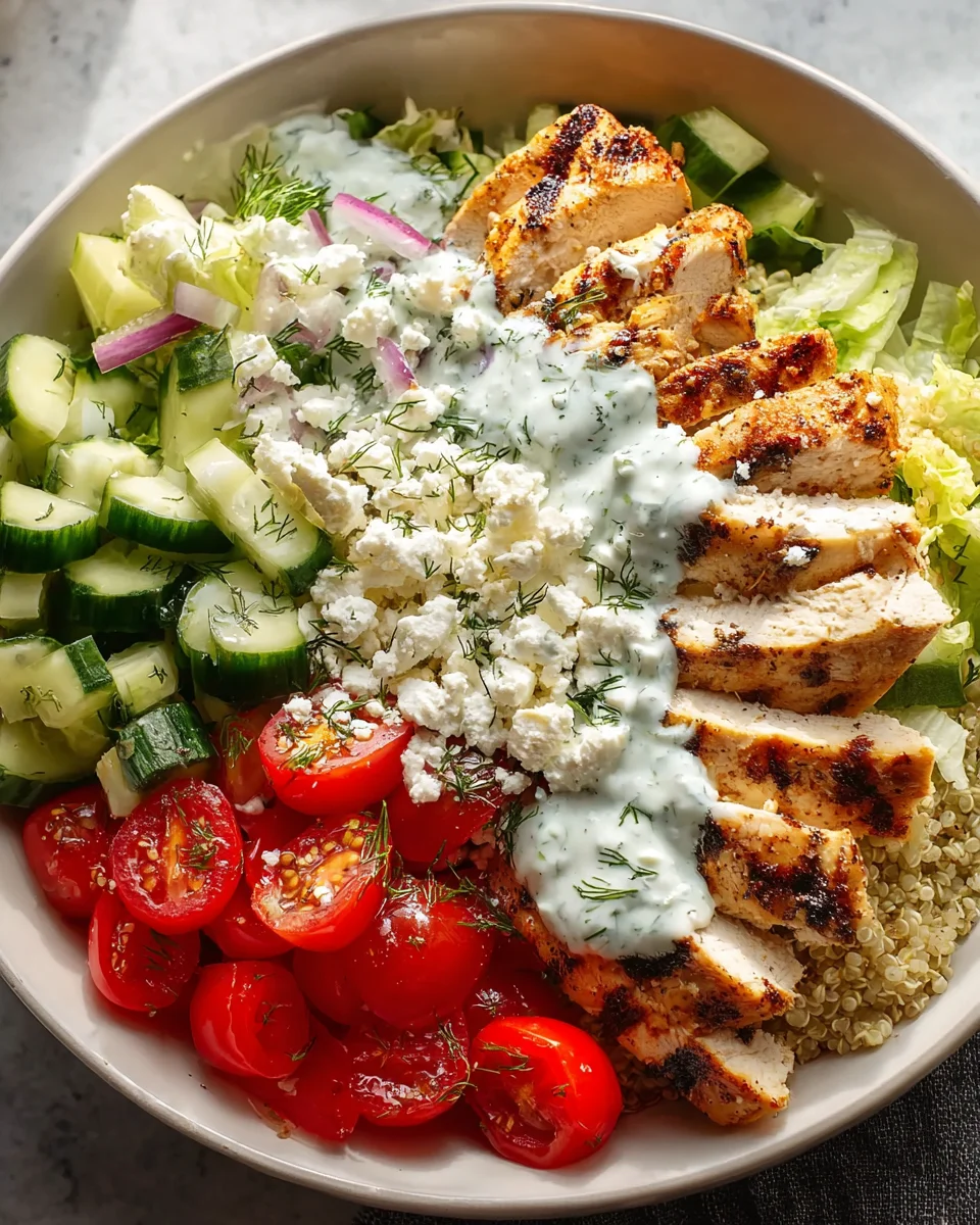 Greek Chicken Bowls
