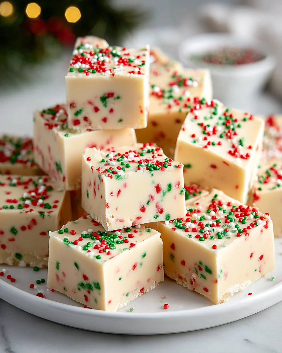 Festliches Zuckerplätzchen Weihnachts-Fudge – Super Einfach