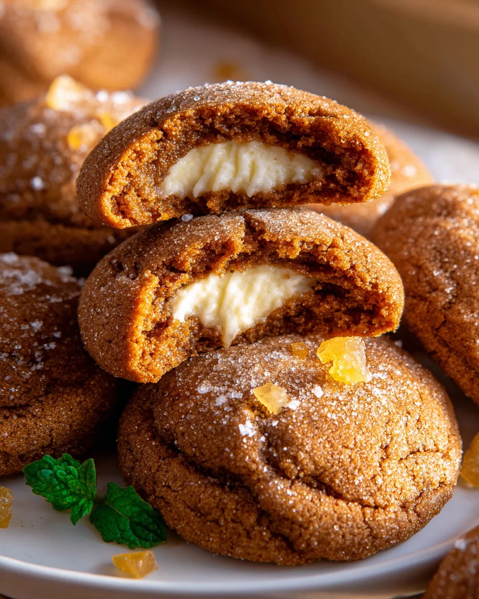 Gin Extractgerbread Cheesecake Cookies: Leckere Plätzchen für Genießer!