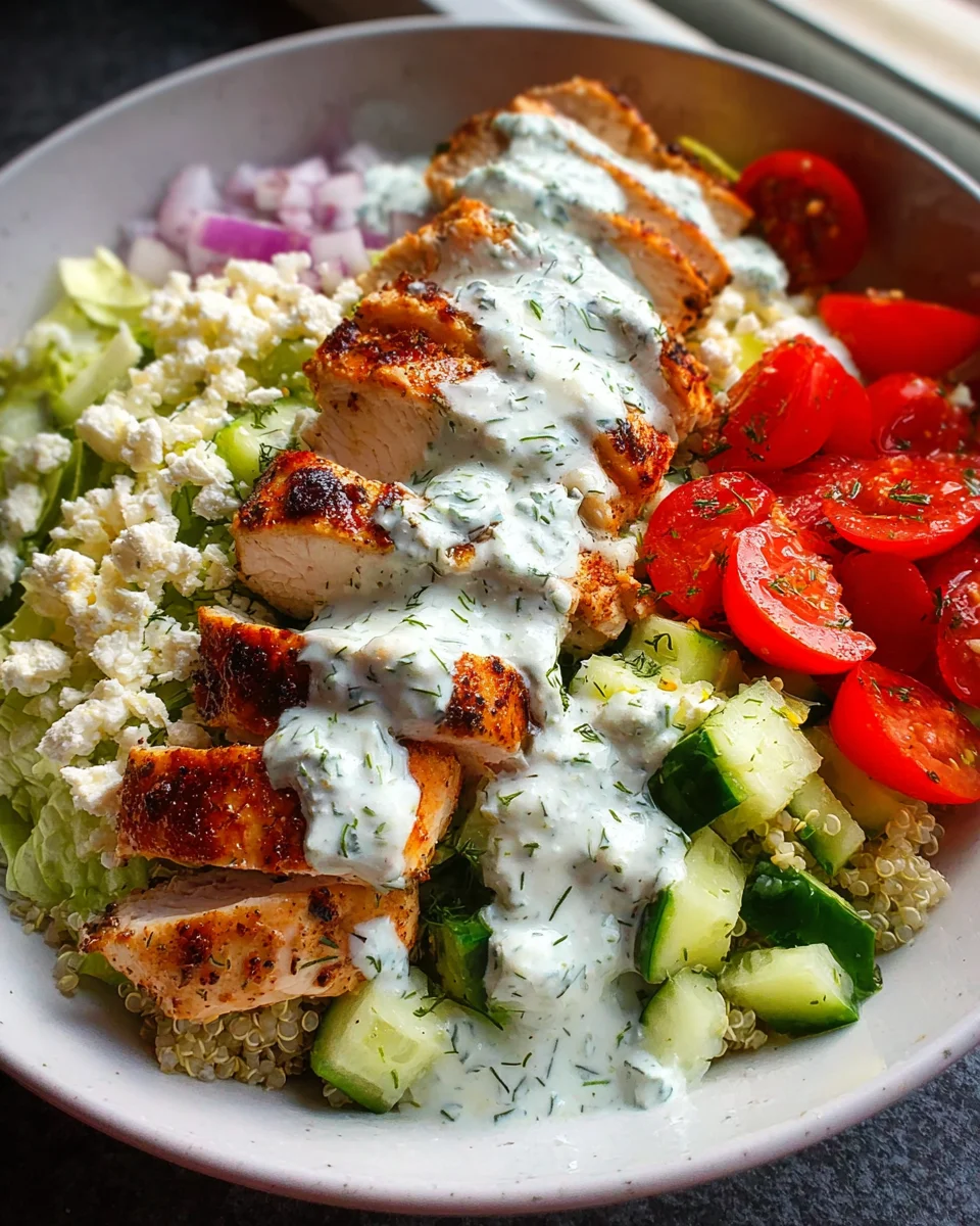 Leckere Greek Chicken Bowls – Gesund und einfach zubereitet!
