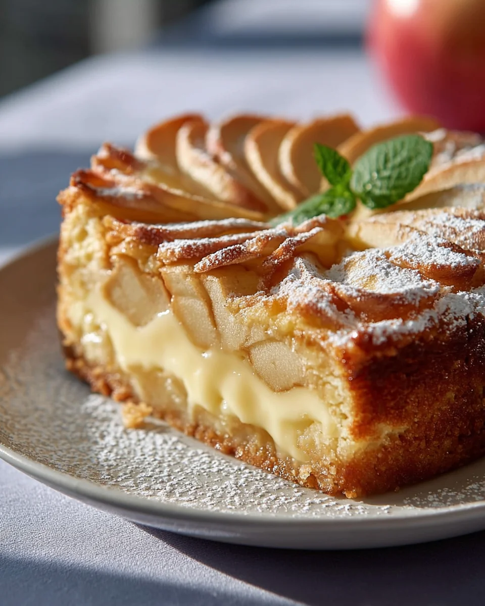 Apfel Pudding Kuchen: Einfaches Rezept für saftigen Genuss