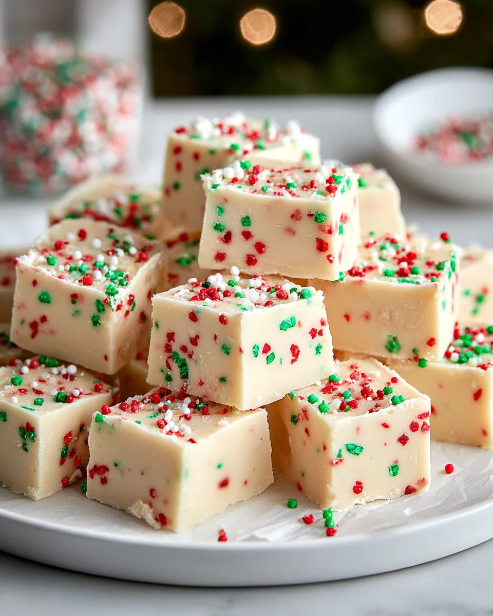 Festliches Zuckerplätzchen Weihnachts-Fudge – Super Einfach