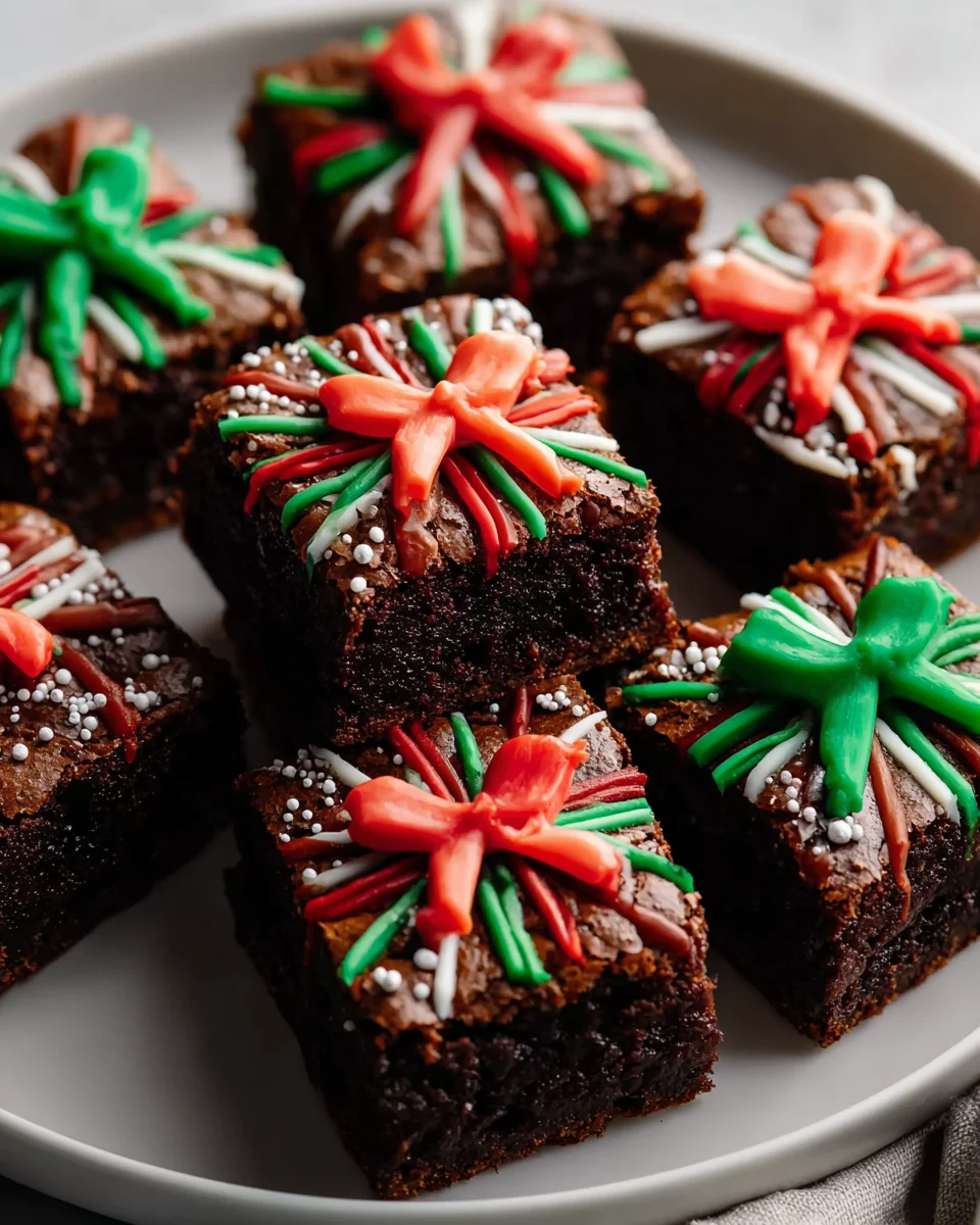 Weihnachtsgeschenk Brownies Rezept – Lecker und festlich!
