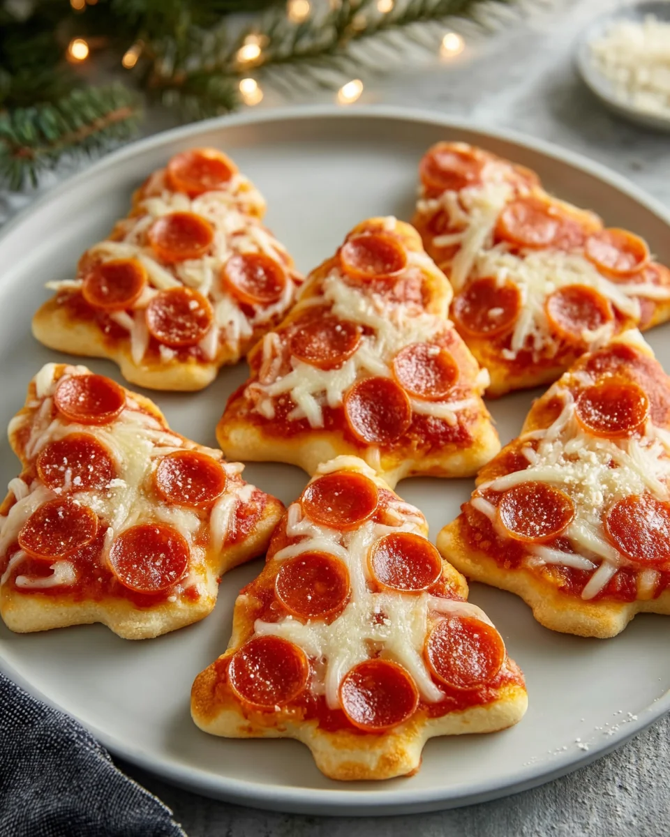 Weihnachtsbaum Mini-Pizzas: Leckere Rezept-Idee für Feste!