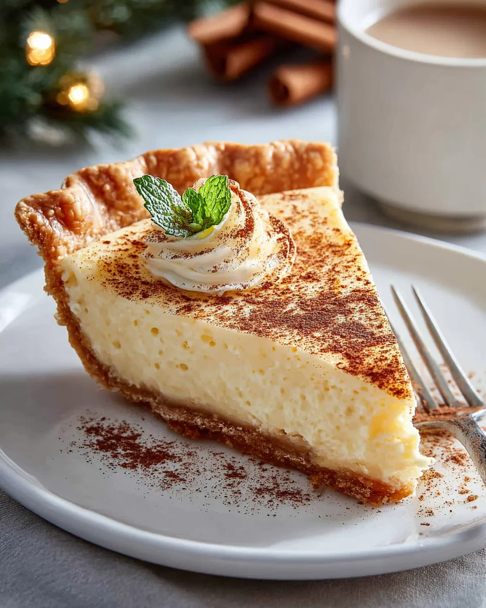 Cremiger Weihnachtsvanillepuddingkuchen für festliche Magic