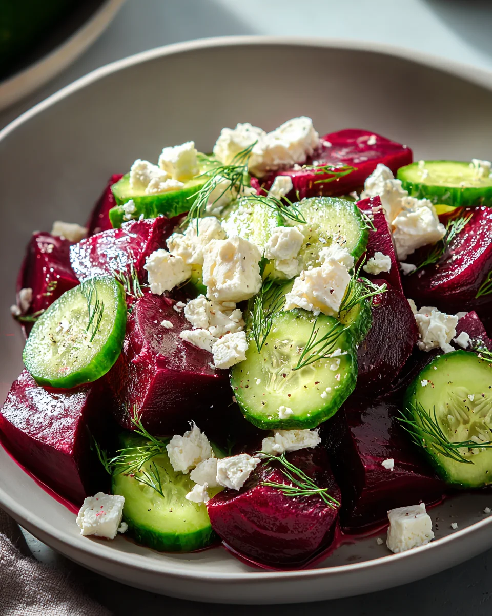Rote-Bete-Salat: Gesund, frisch & mit Feta und Gurken