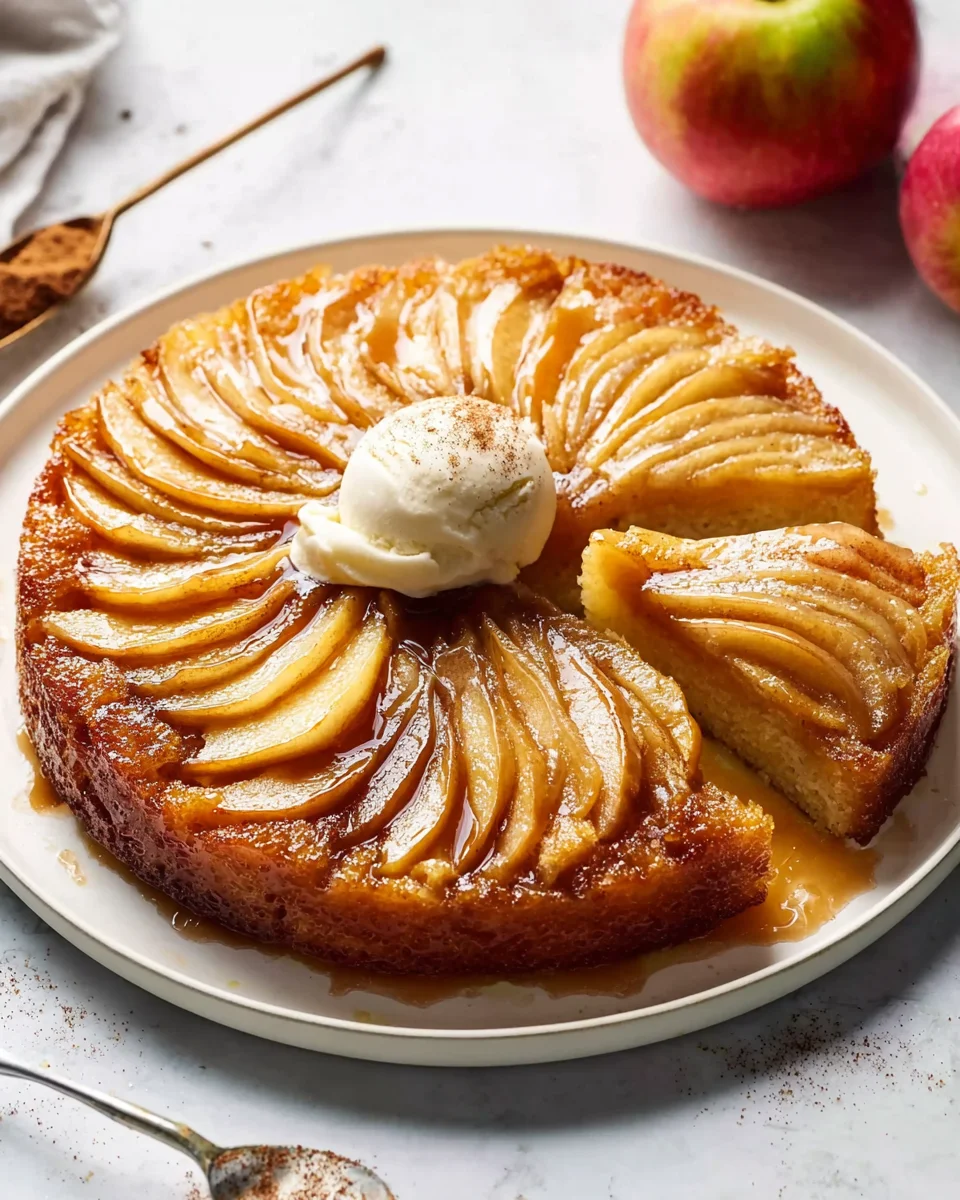 Leckeres Apfel-Umdreht-Kuchen Rezept für Dessert-Liebhaber