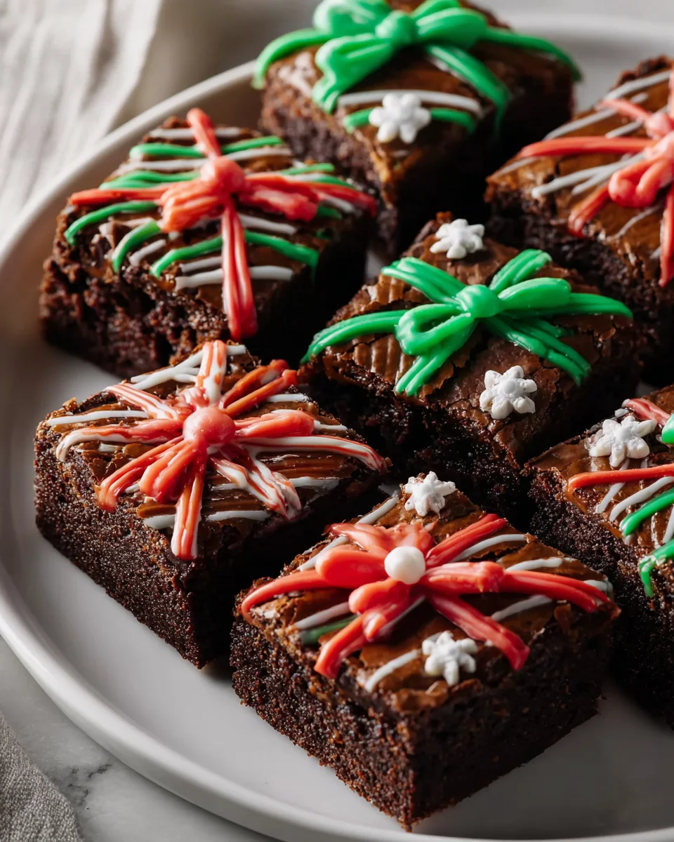 Weihnachtsgeschenk Brownies Rezept – Lecker und festlich!