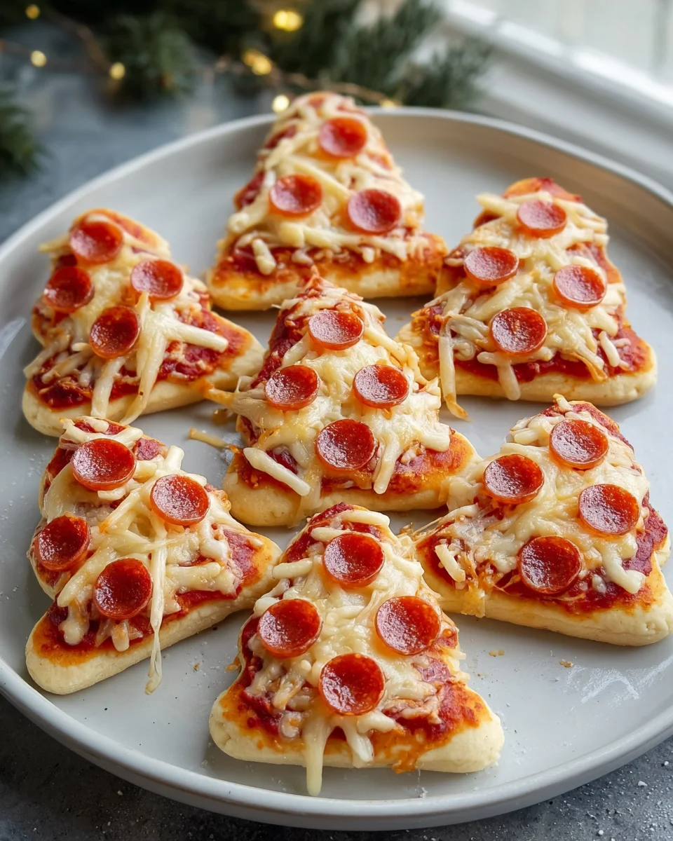 Weihnachtsbaum Mini-Pizzas: Leckere Rezept-Idee für Feste!