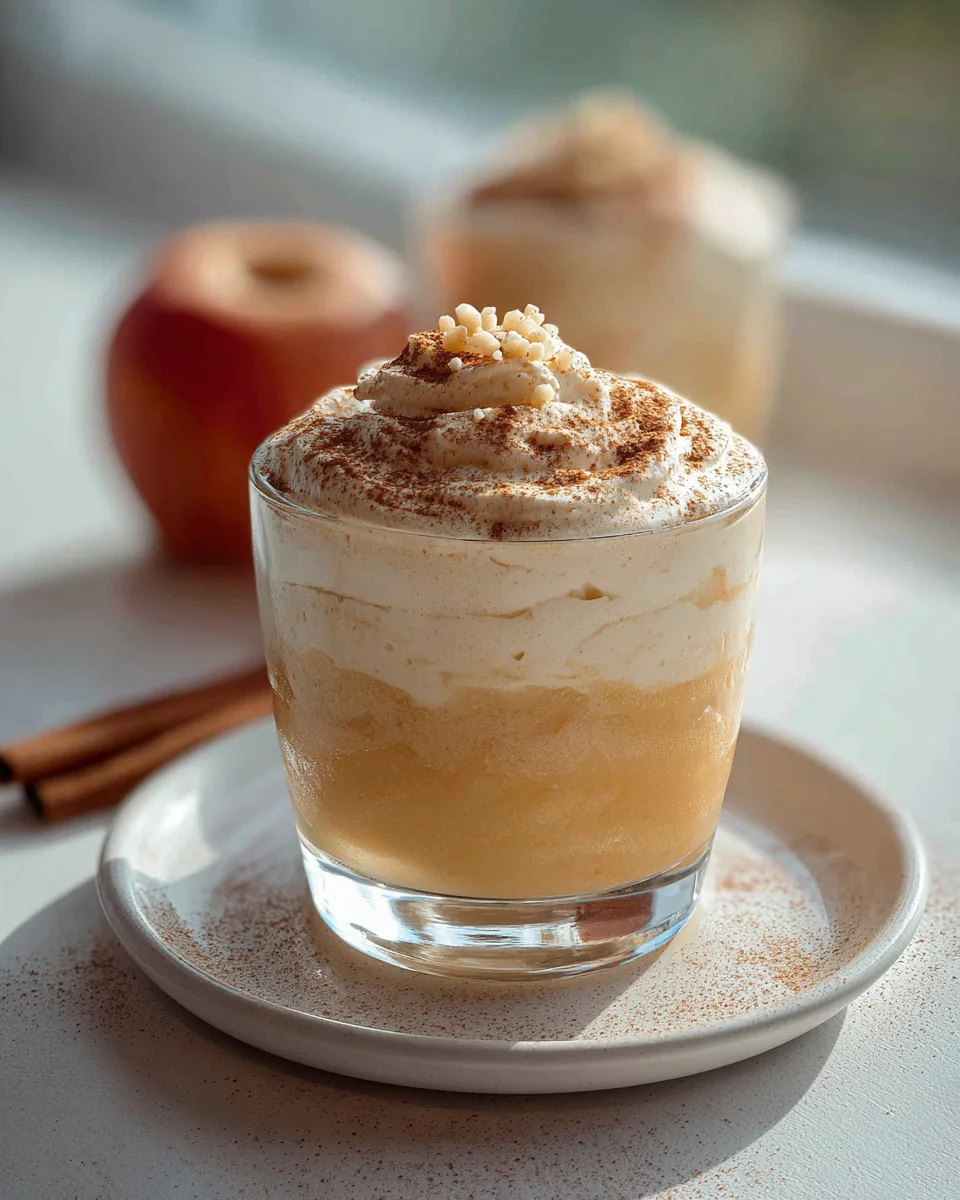 Himmlische Zimtcreme mit Apfelmus – Einfach unwiderstehlich!