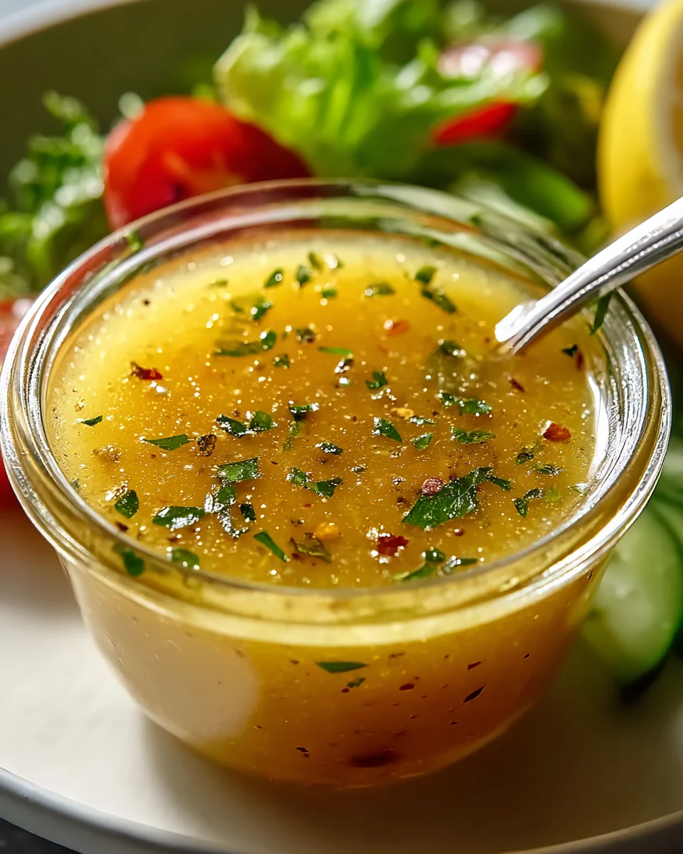 Honig Senf Zitronen Vinaigrette: Frisch & Lecker für Salate