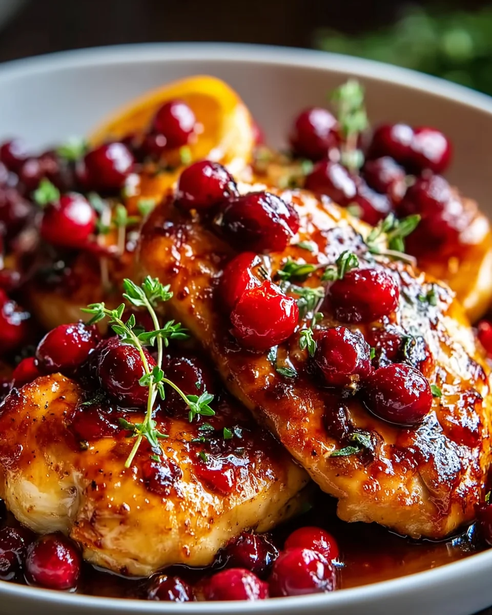 Cranberry Orange Chicken