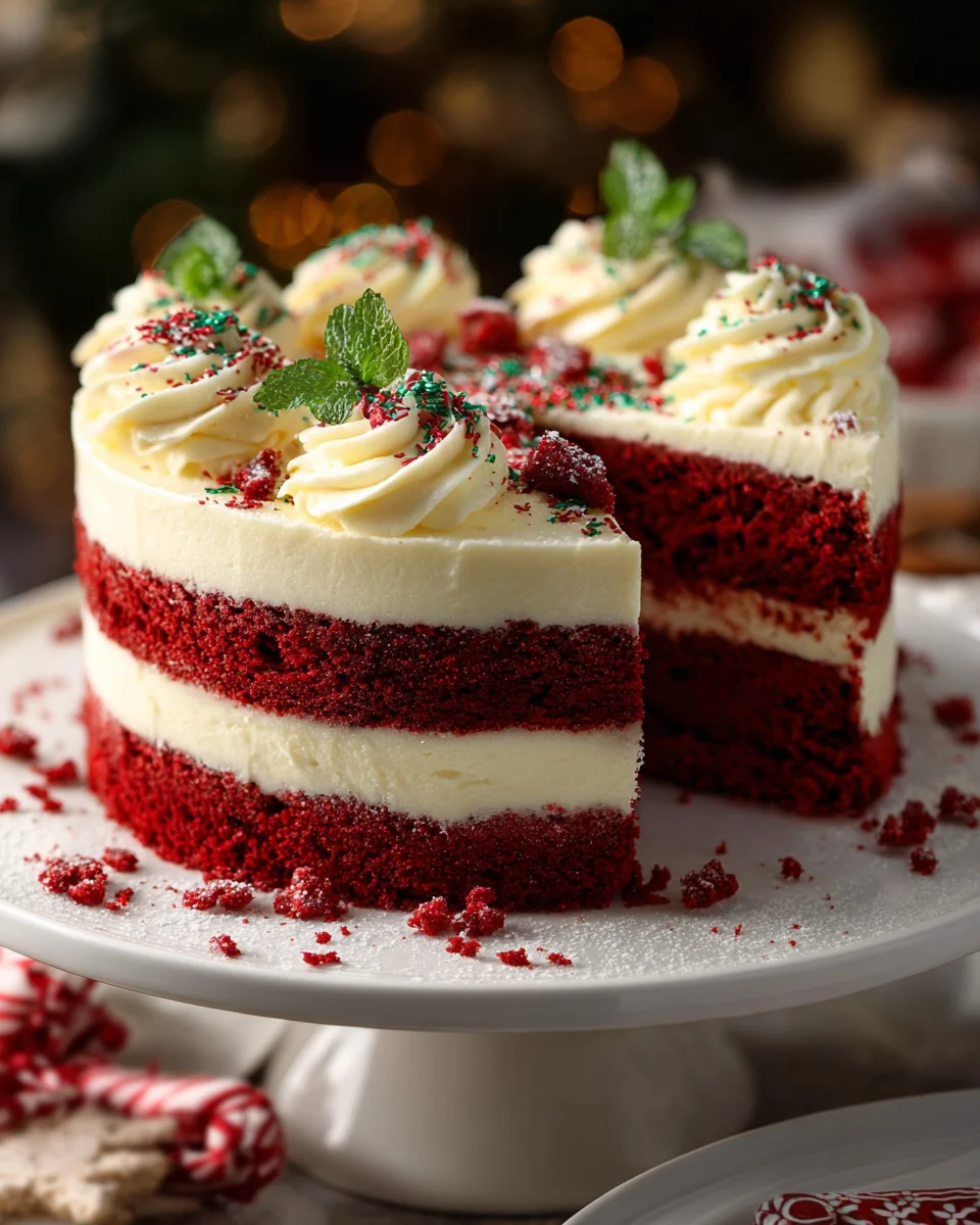 Weihnachts Red Velvet Cheesecake Rezept – Festlich & Lecker