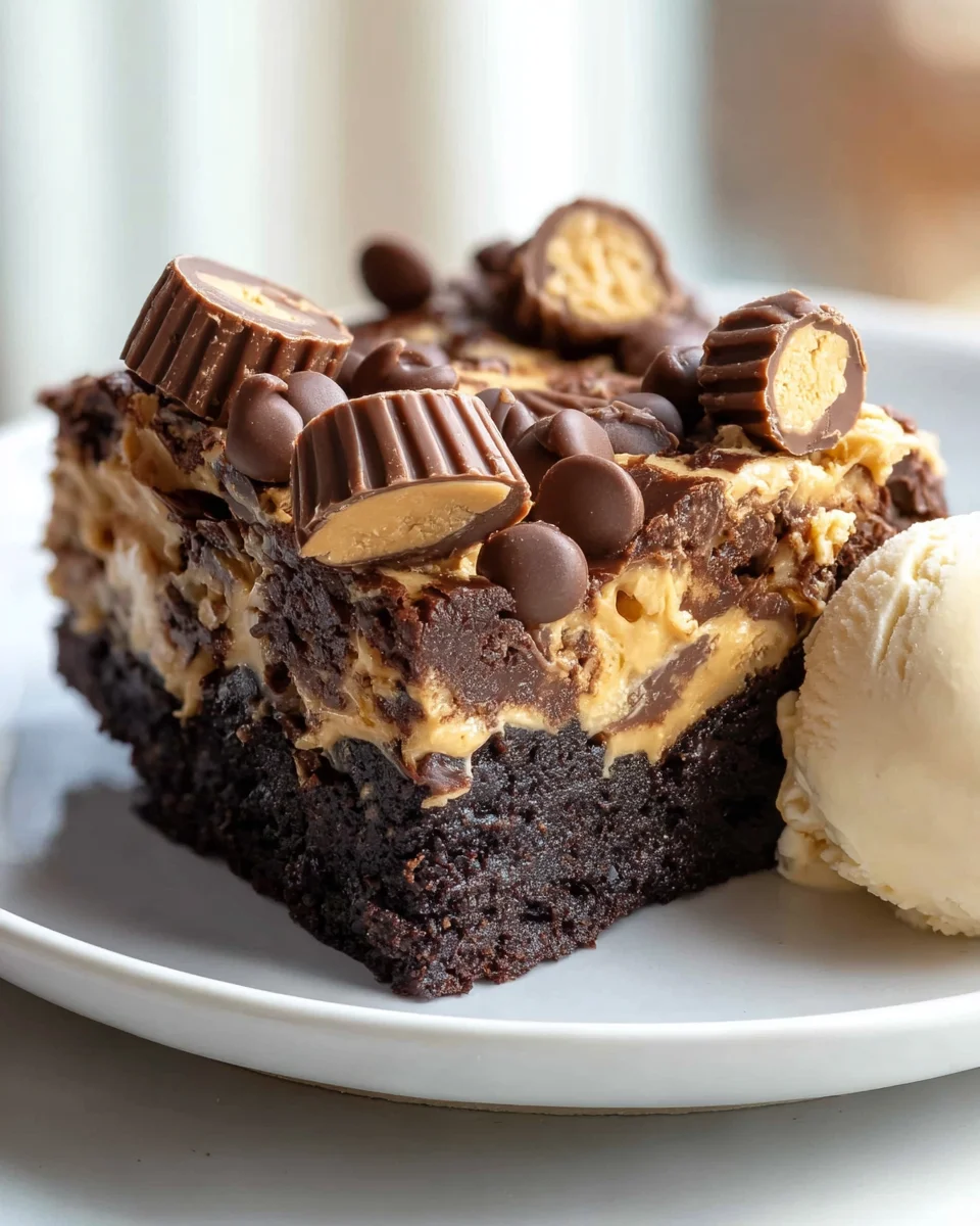 Reeses Earthquake Cake: Schokoladiger Erdnussbutter-Genuss