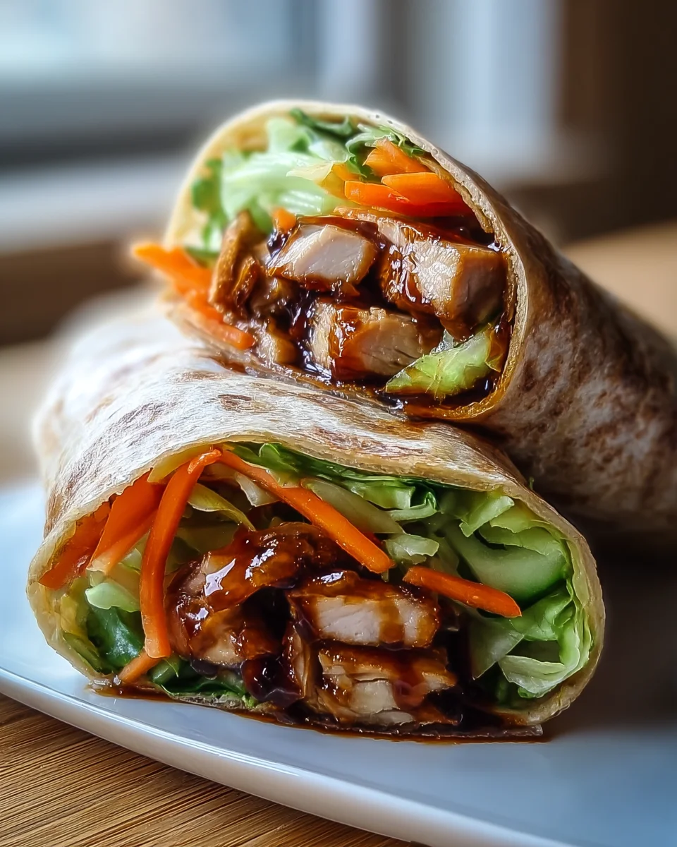 Leckeres Teriyaki Chicken Wrap Rezept für jeden Tag!