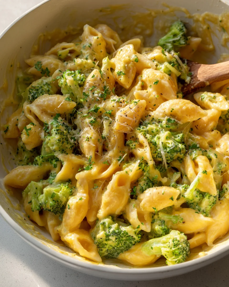 Gesundes One Pot Brokkoli Mac and Cheese Rezept für Genießer