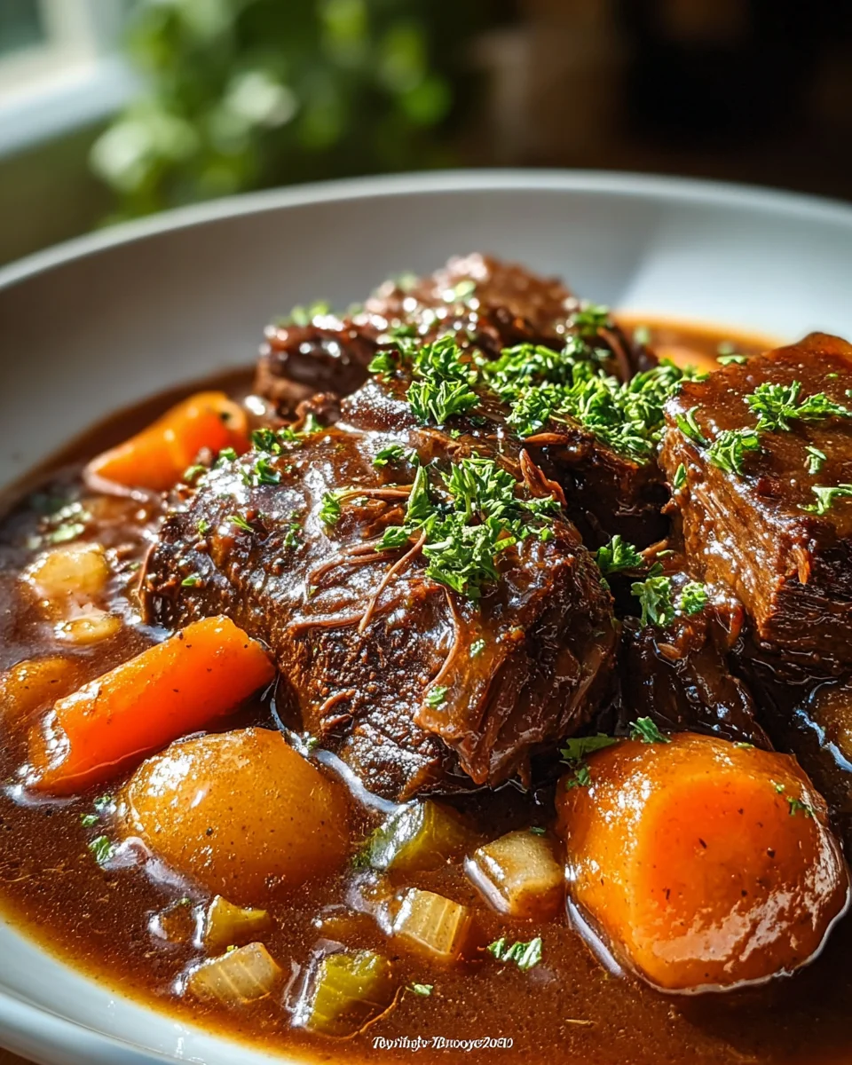 Sonniger Schmorbraten: Ultimativ & saftig mit reichlich Sauce.