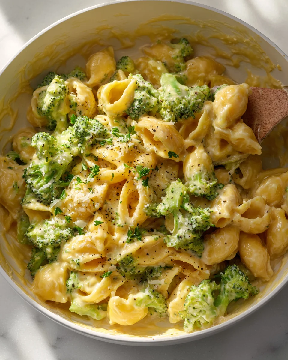 Gesundes One Pot Brokkoli Mac and Cheese Rezept für Genießer