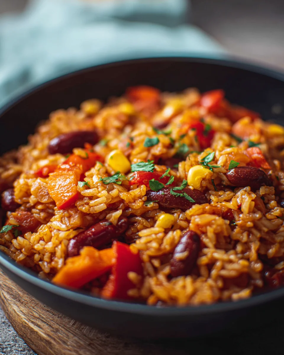 One Pot Reis mit Paprika, Bohnen und Mais – Einfach lecker!