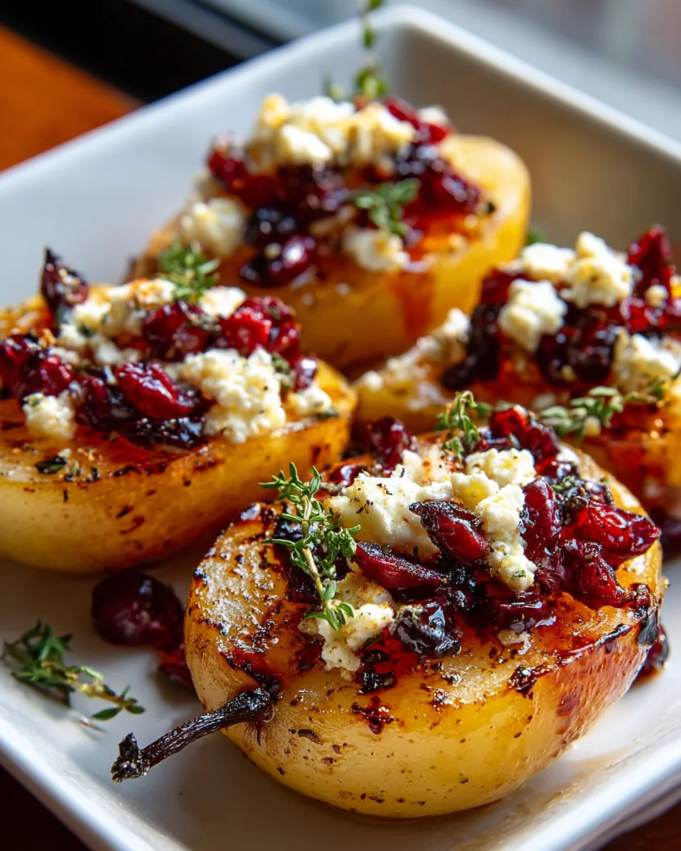 Gebackene Birnen Feta Honig: Süß-salzige Köstlichkeit!