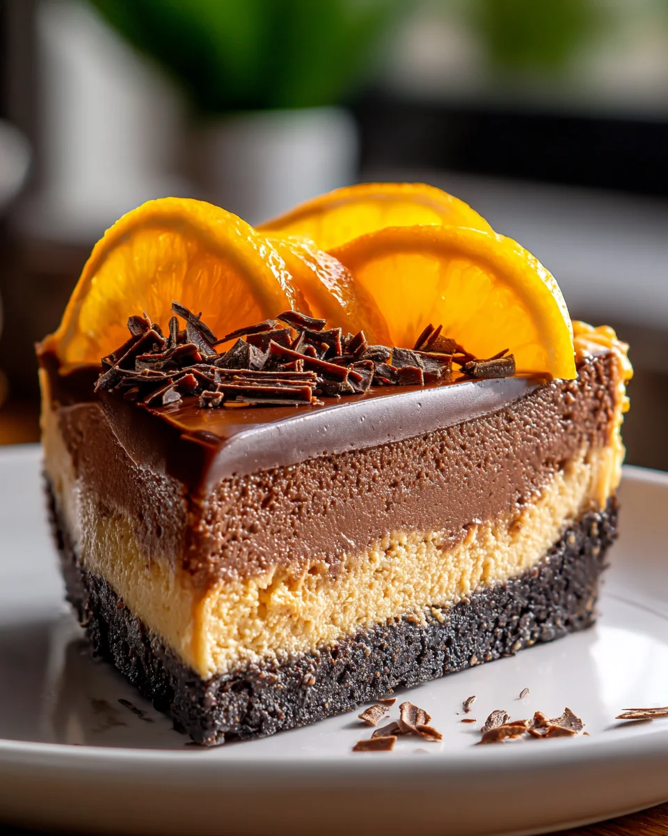 Schokoladen-Orange Cheesecake: Himmlischer Genuss für alle!