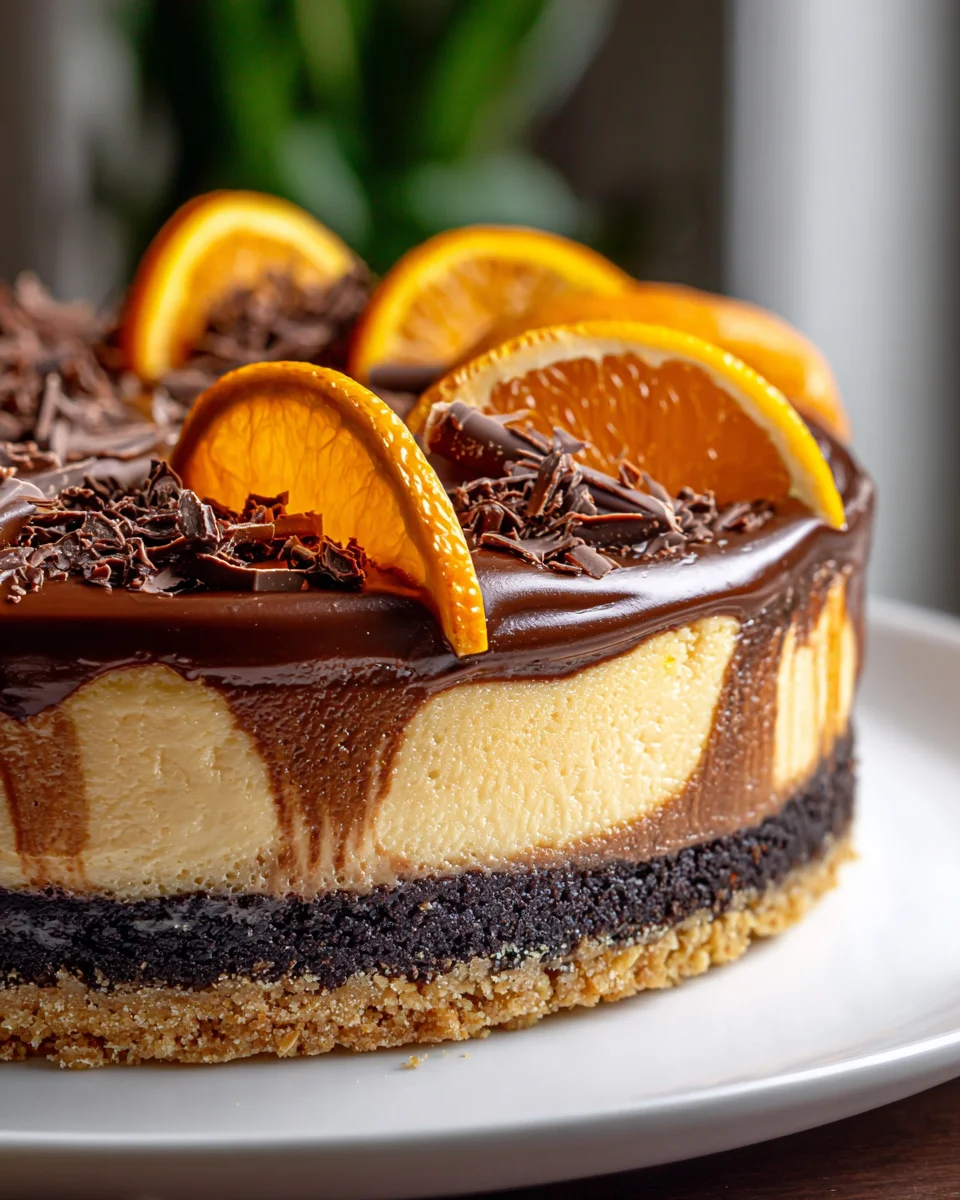 Schokoladen-Orange Cheesecake: Himmlischer Genuss für alle!