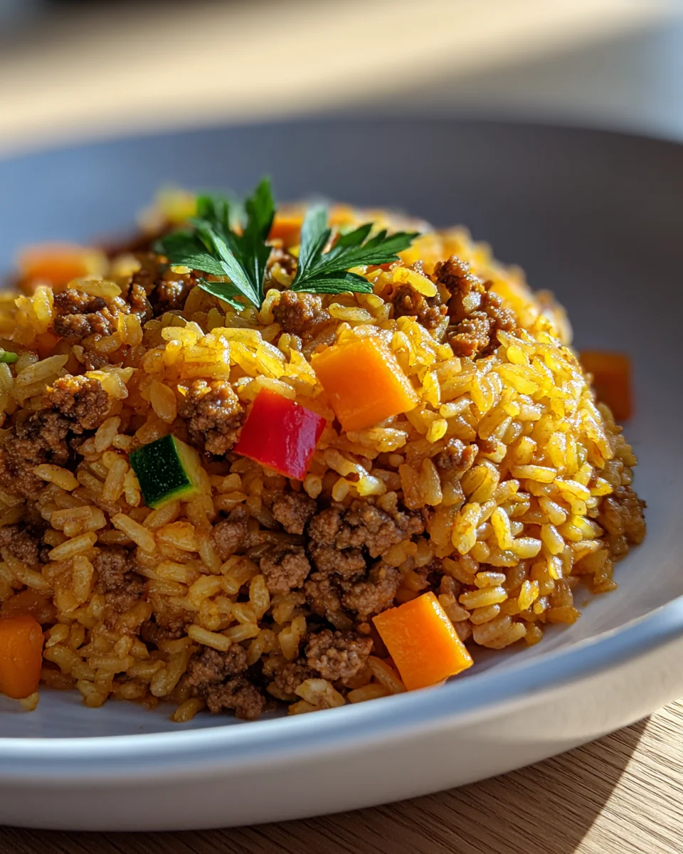 Würziger Curryreis mit Rinderhack – Dein neues Lieblingsgericht!