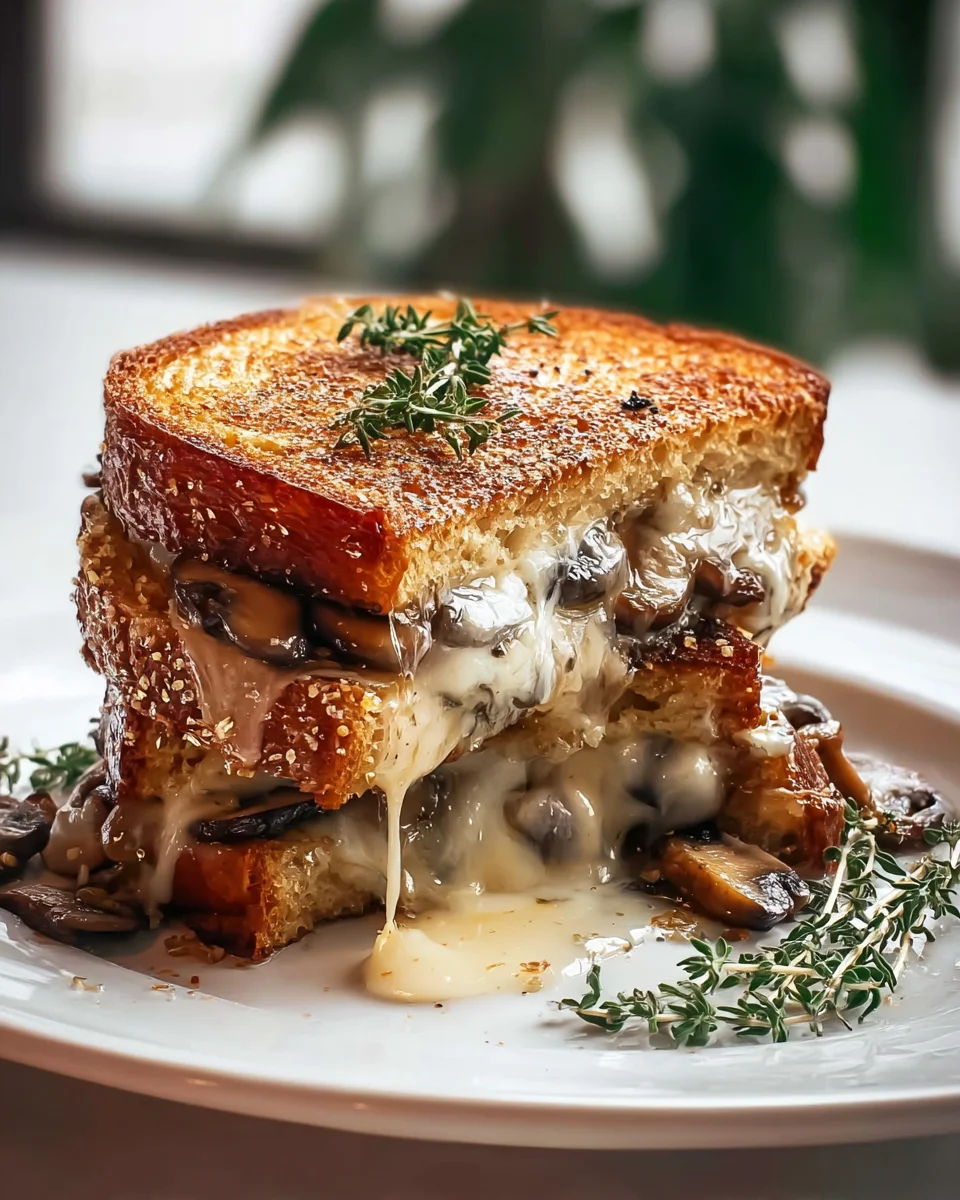 Ultimatives Swiss Mushroom Melt Sandwich Rezept für Feinschmecker