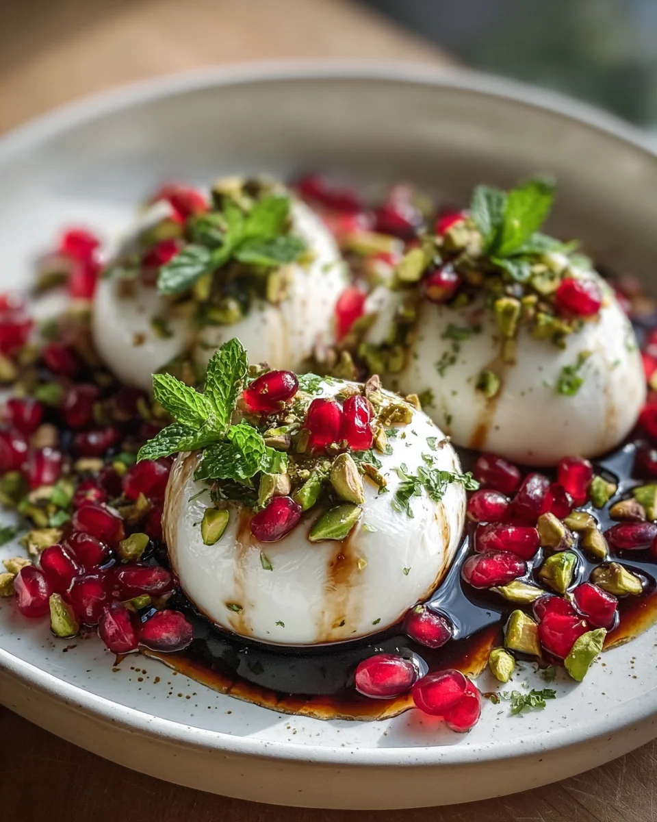 Weihnachts-Burrata-Bällchen: Festlich & Elegant genießen