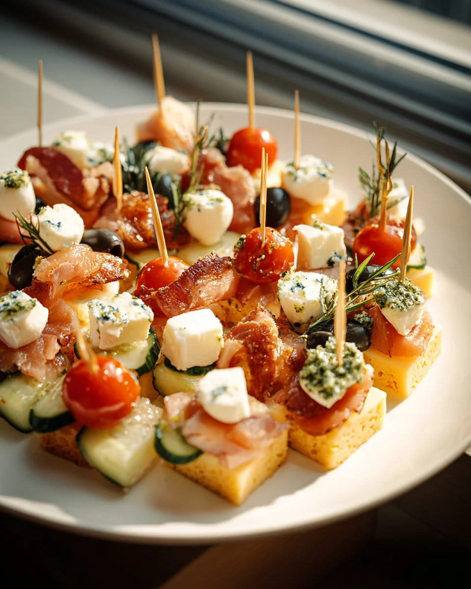 Zahnstocher Happchen: Der perfekte Beef-Snack für jede Party!