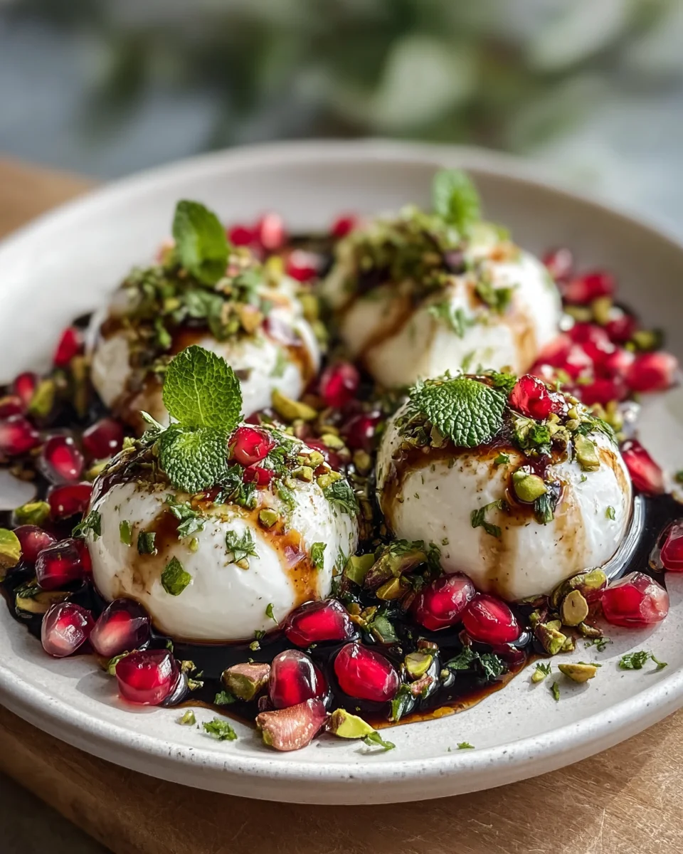 Weihnachts-Burrata-Bällchen: Festlich & Elegant genießen