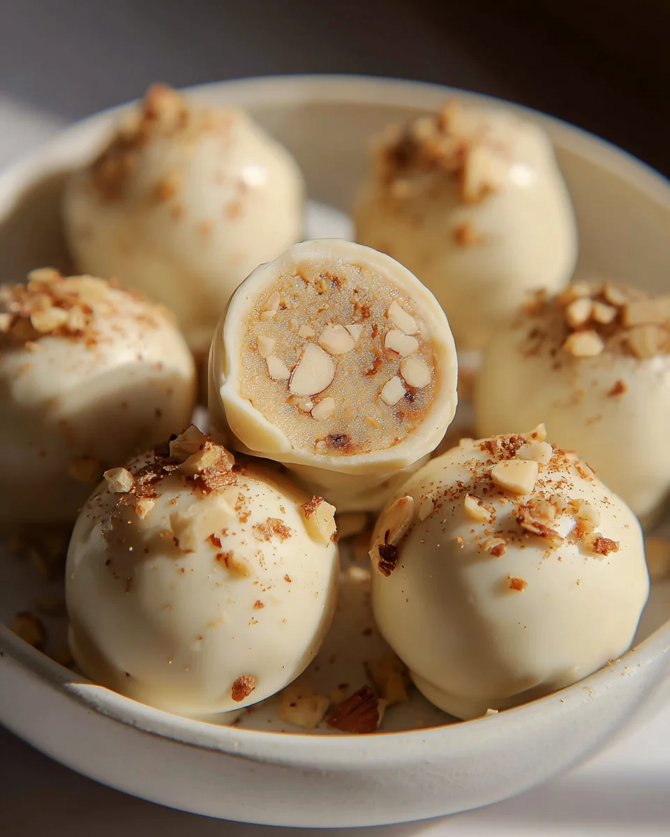 Gebrannte Mandel Pralinen mit Mandelmus – Süßes Genussrezept