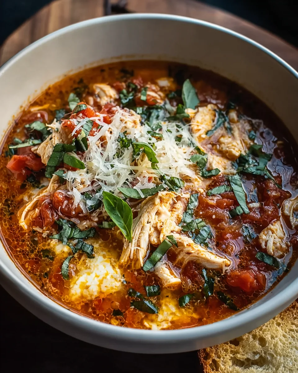 Crockpot Hähnchen Parmesan Suppe: Cremig & Lecker!