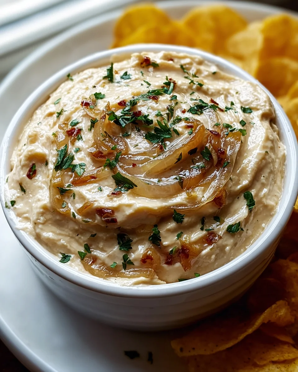 Gordon Ramsays köstlicher karamellisierter Zwiebel-Dip Rezept