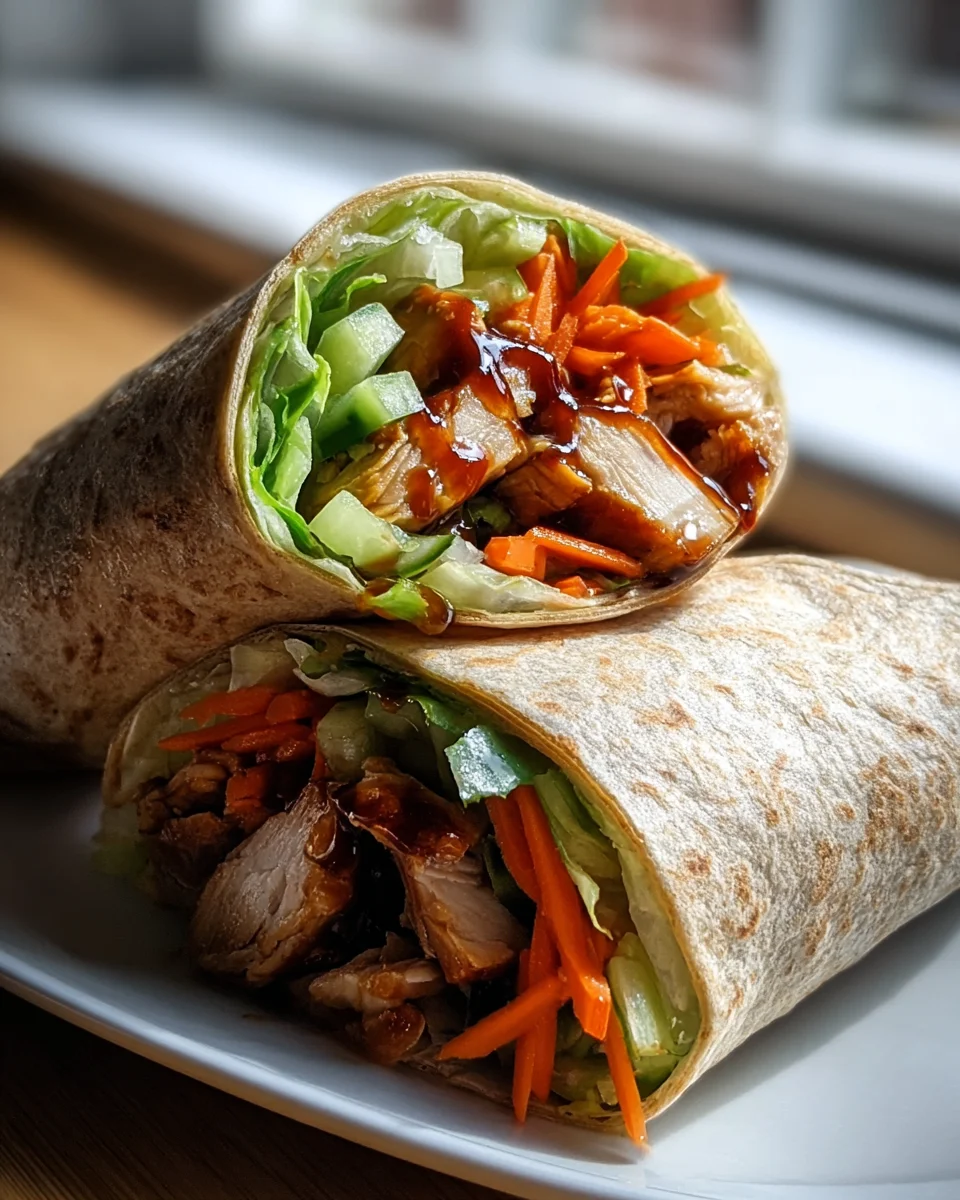 Leckeres Teriyaki Chicken Wrap Rezept für jeden Tag!