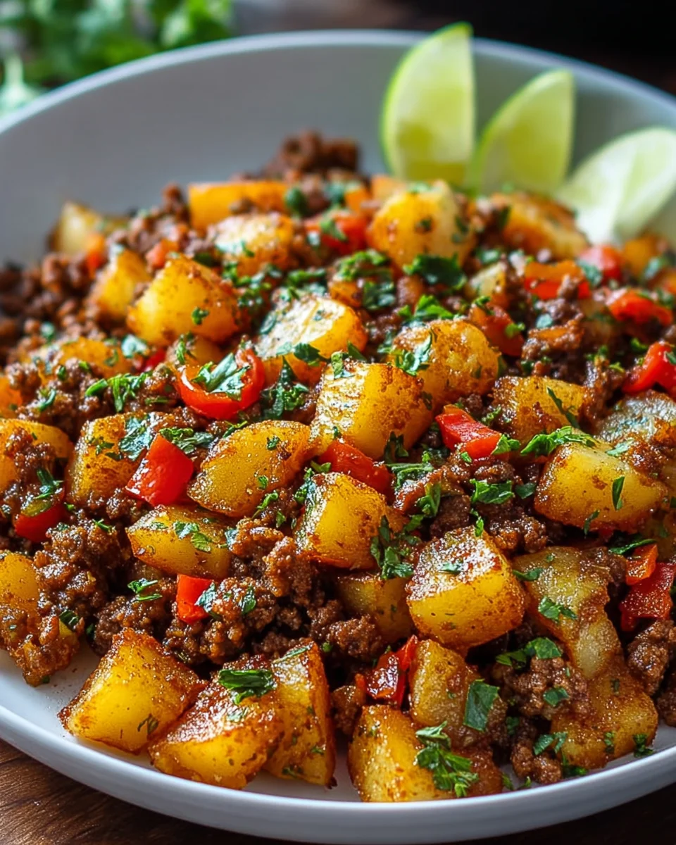 Mexikanische Hackfleisch Pfanne mit Kartoffeln – Ultimatives Rezept!