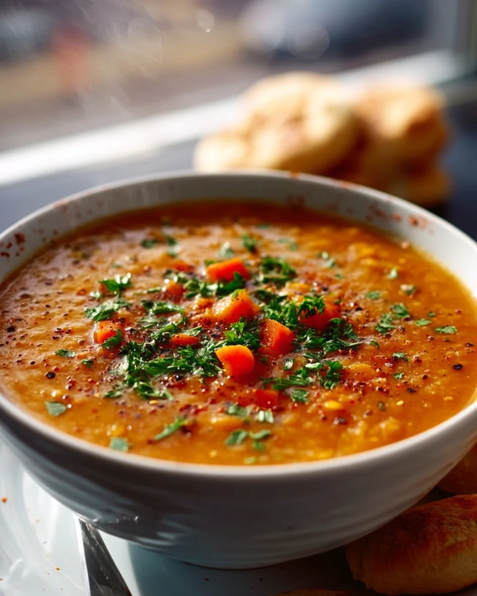 Aromatische Rote Linsensuppe – Kraftvoll und lecker!