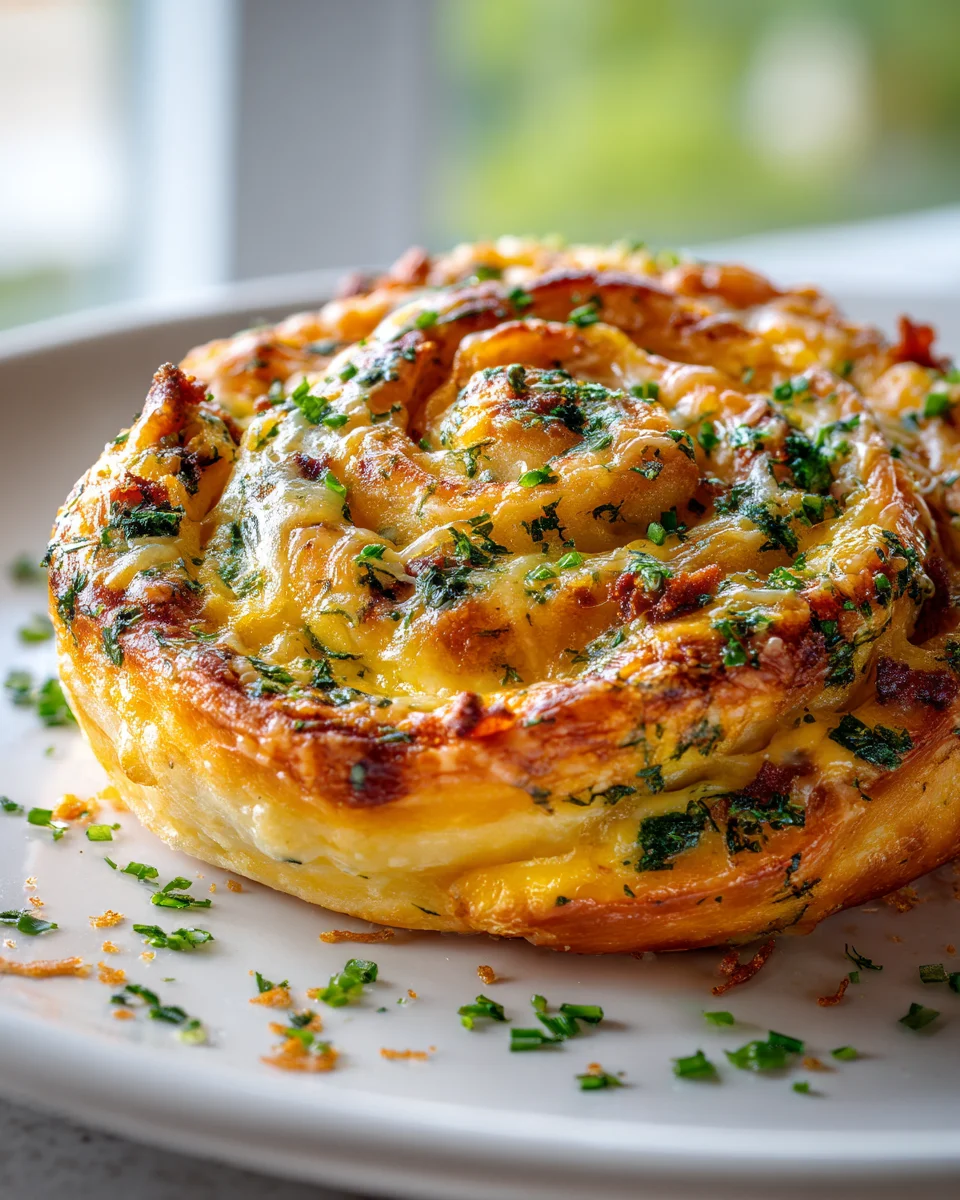 Ei & Beef Bacon Pizza Schnecken – Dein Frühstückshit!