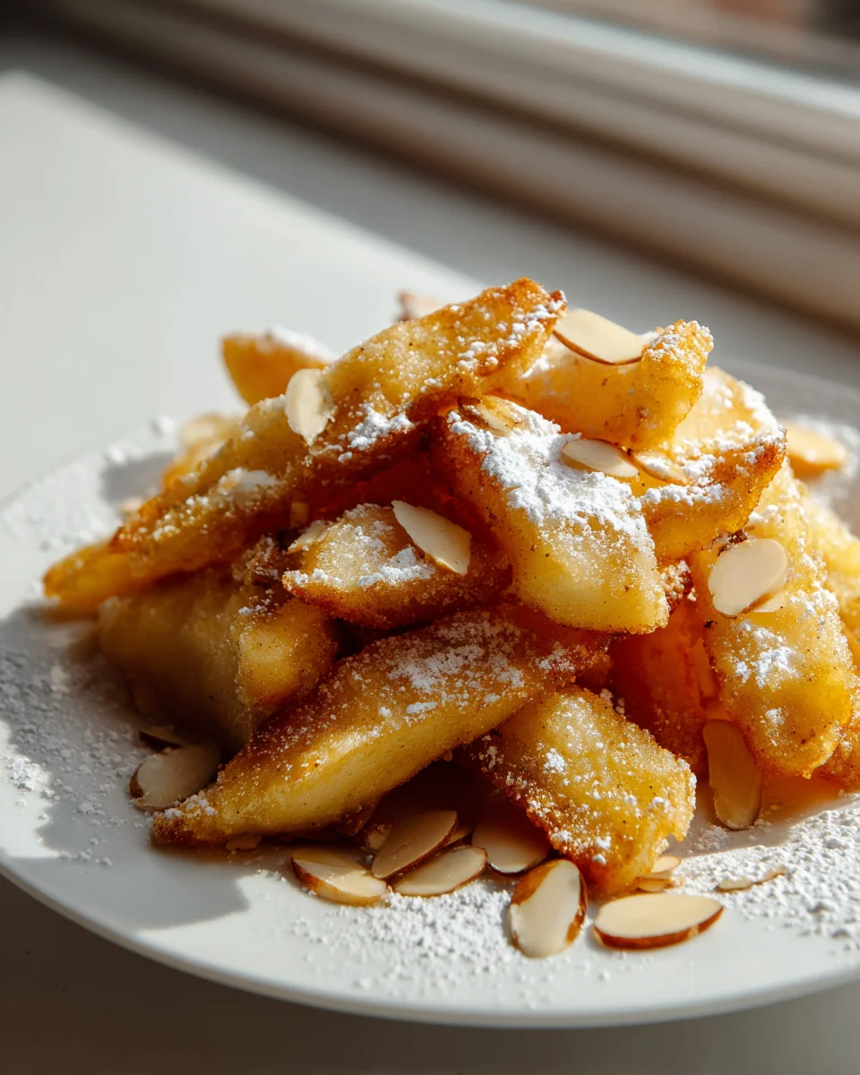 Glutenfreie Mandelkrusten Apfel Fries – Knusprig & Lecker!