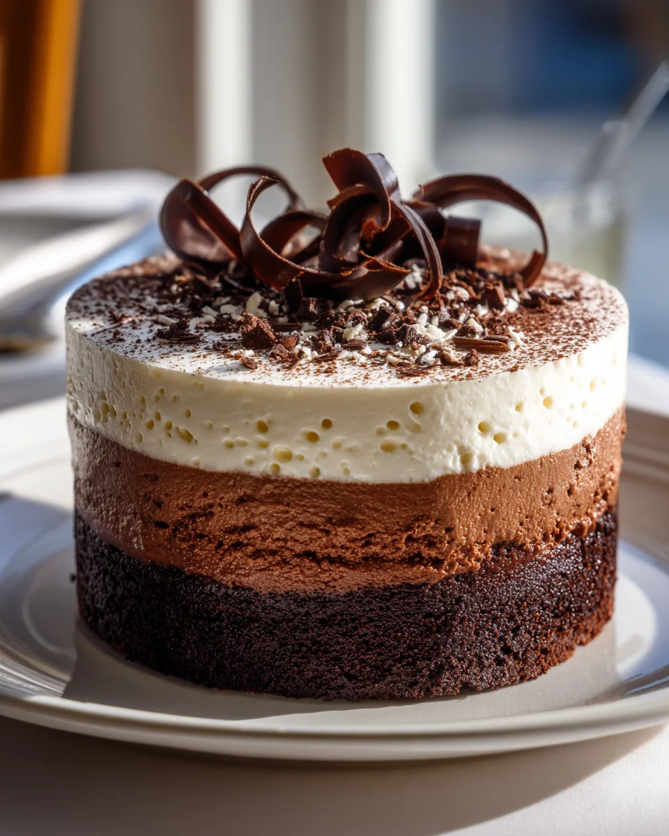 Dreifacher Schoko Mousse Kuchen: Dein genussvolles Rezept
