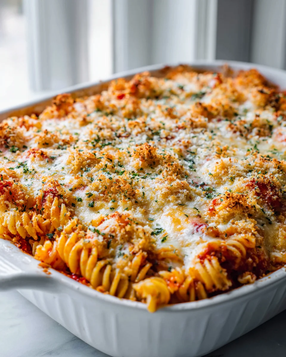 Blitzschneller Hähnchen Parmesan Auflauf – Einfach & Lecker