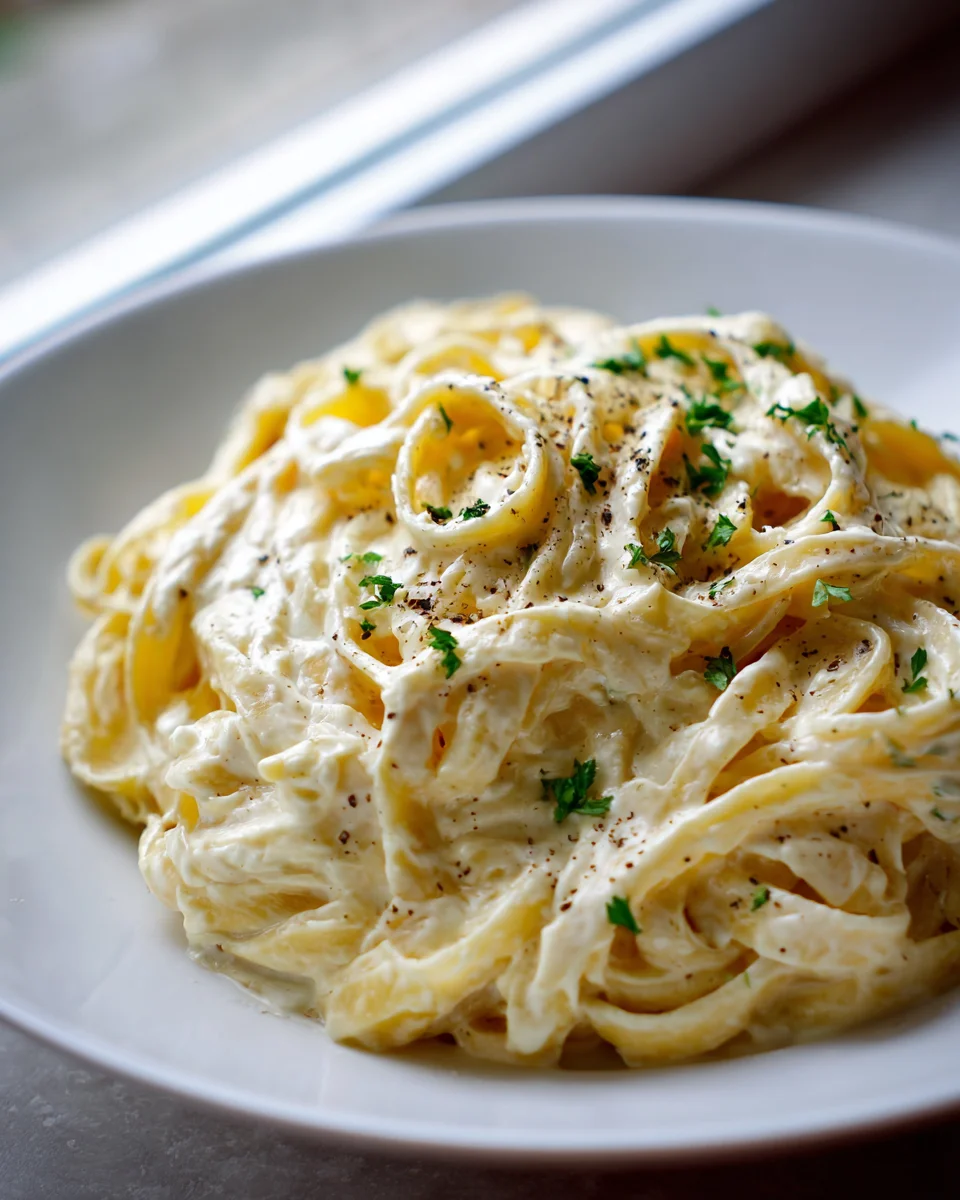 Cottage Cheese Alfredo Pasta: Cremiger Genuss in Minuten!