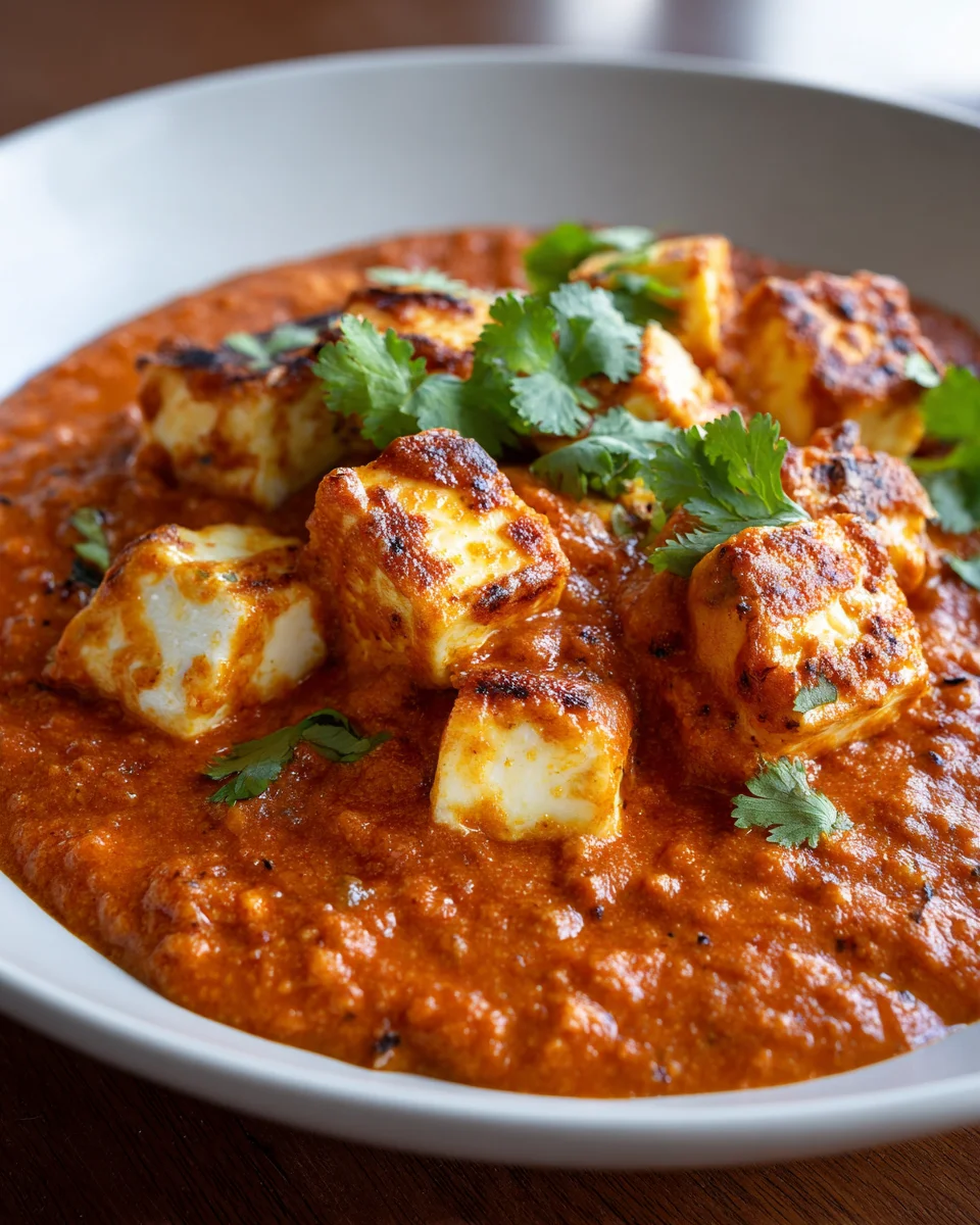 Halloumi Makhani: Cremiges indisches Gericht, einfach & lecker